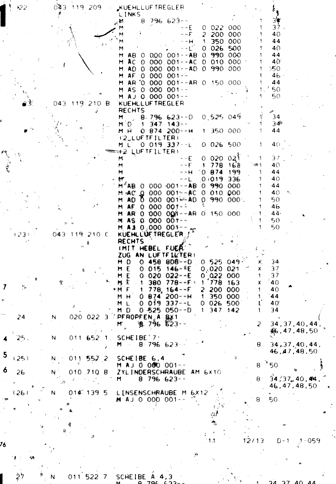 Vorschau VW 1200 1300 F-118 2050 000 Seite 236