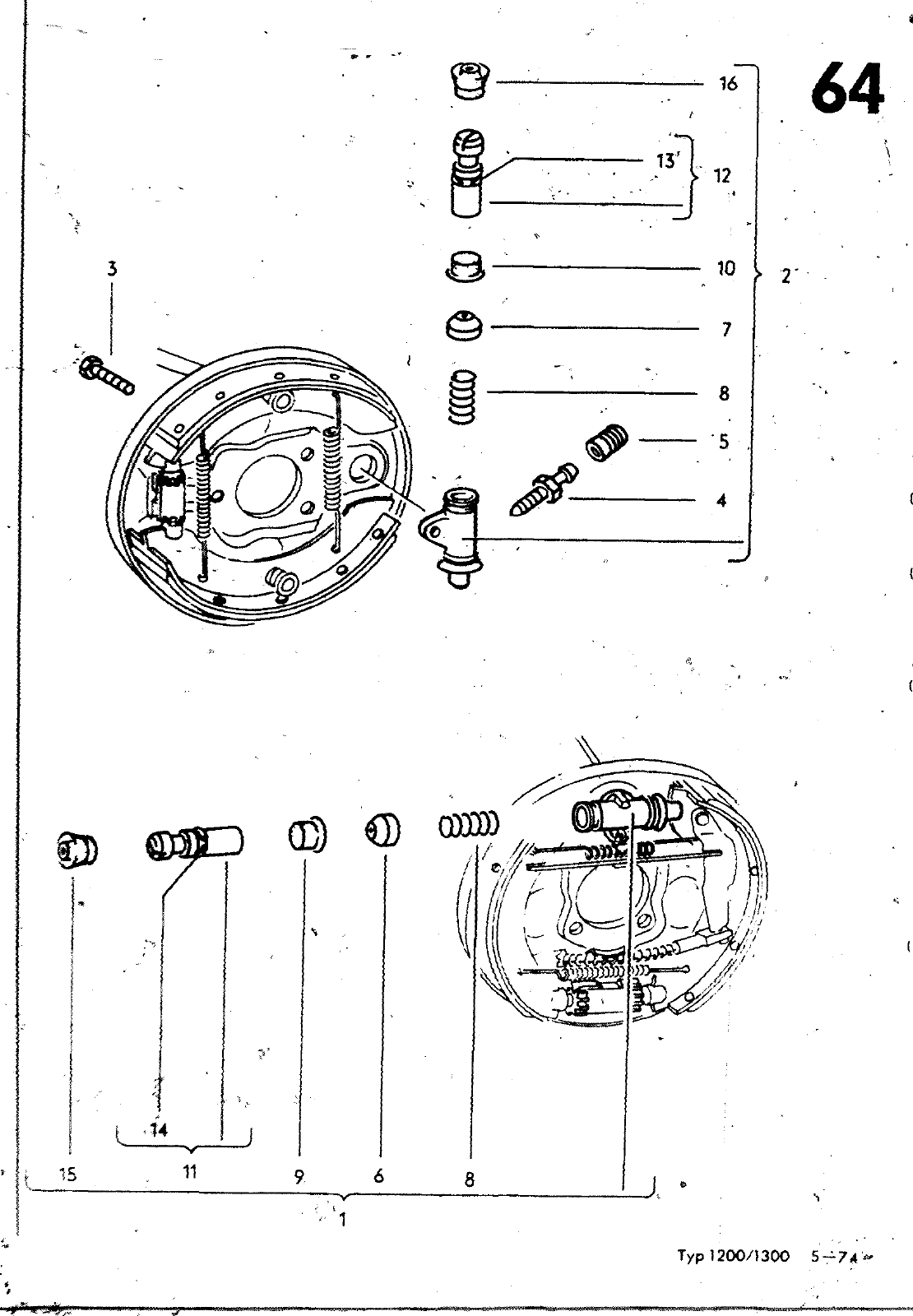 Vorschau VW 1200 1300 F-118 2050 000 Seite 735