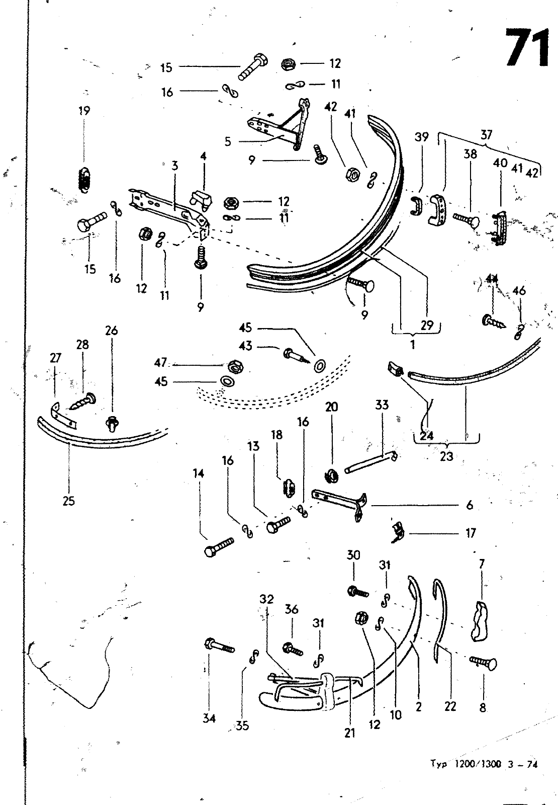 Vorschau VW 1200 1300 F-118 2050 000 Seite 783