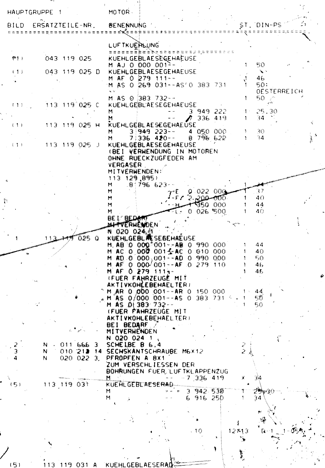 Vorschau VW 1200 1300 F-118 2050 000 Seite 228
