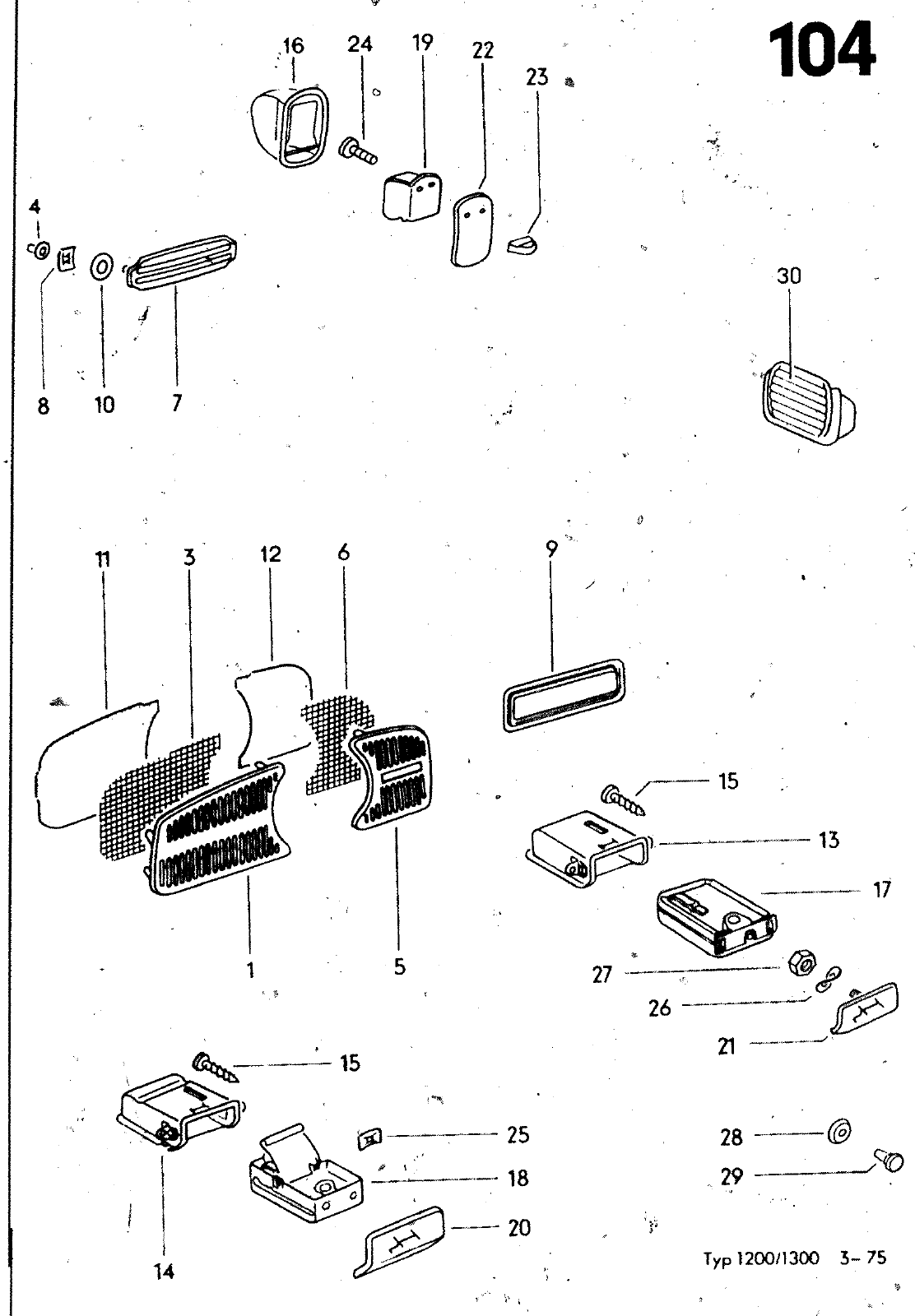 Vorschau VW 1200 1300 F-118 2050 000 Seite 977