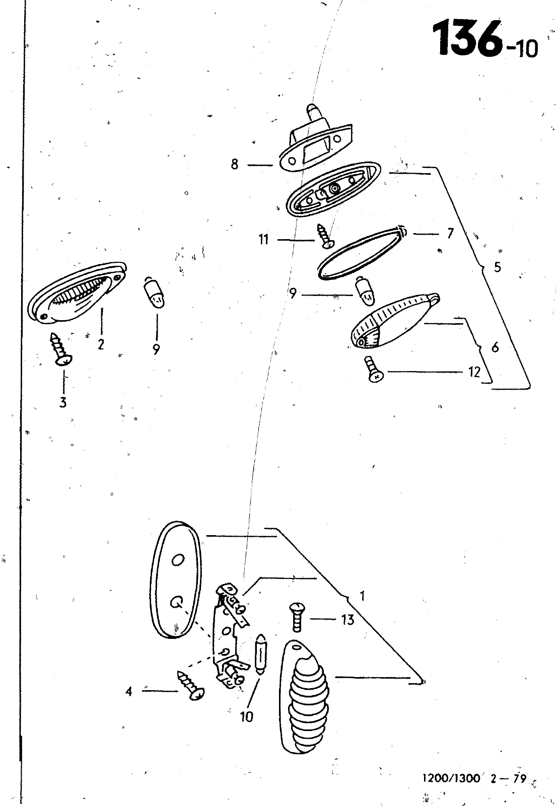 Vorschau VW 1200 1300 F-118 2050 000 Seite 1257
