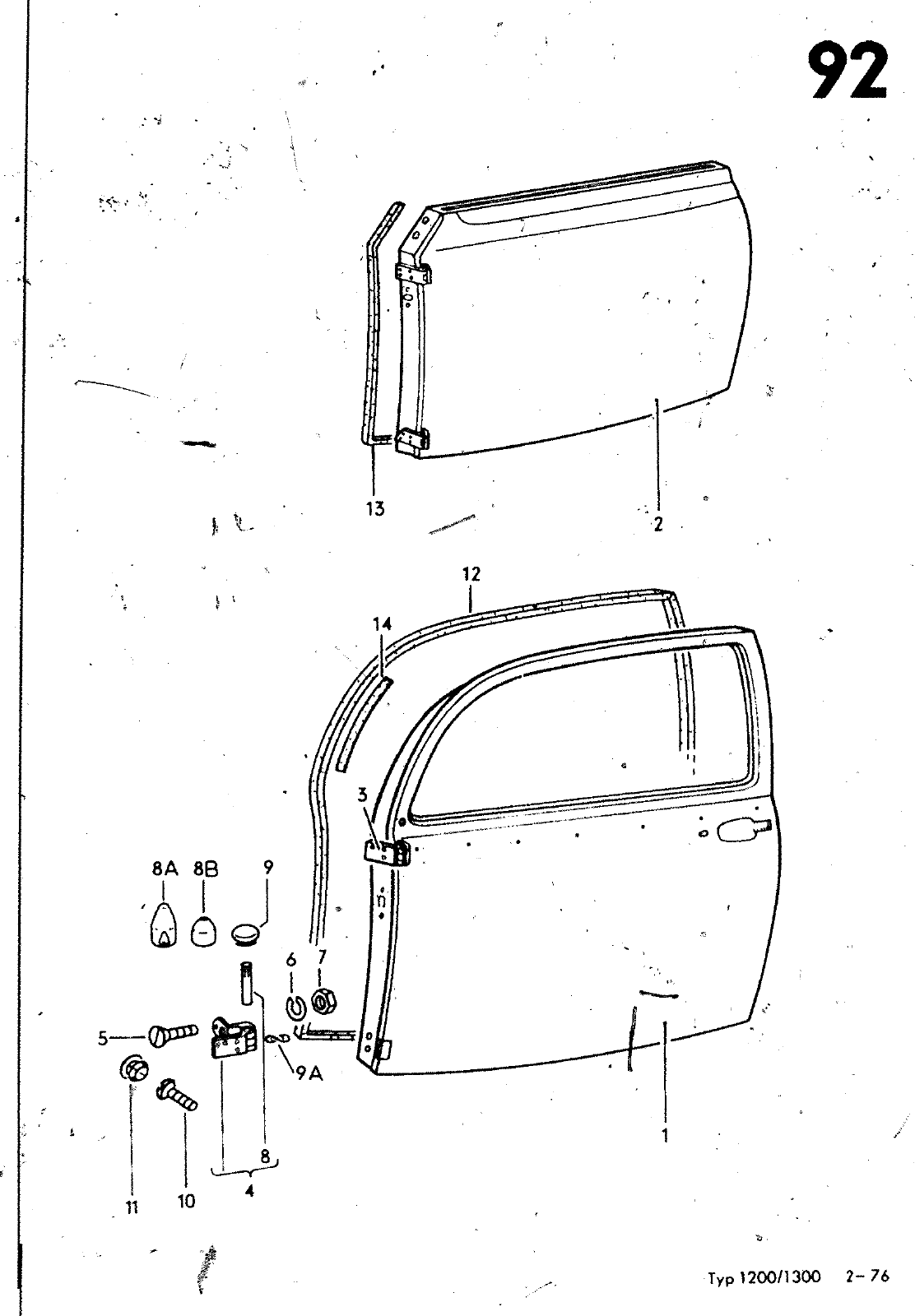 Vorschau VW 1200 1300 F-118 2050 000 Seite 893