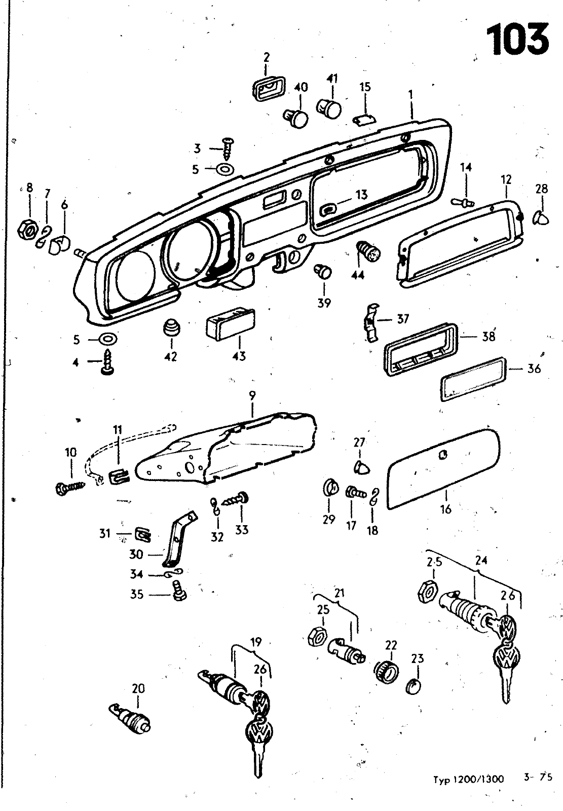 Vorschau VW 1200 1300 F-118 2050 000 Seite 973