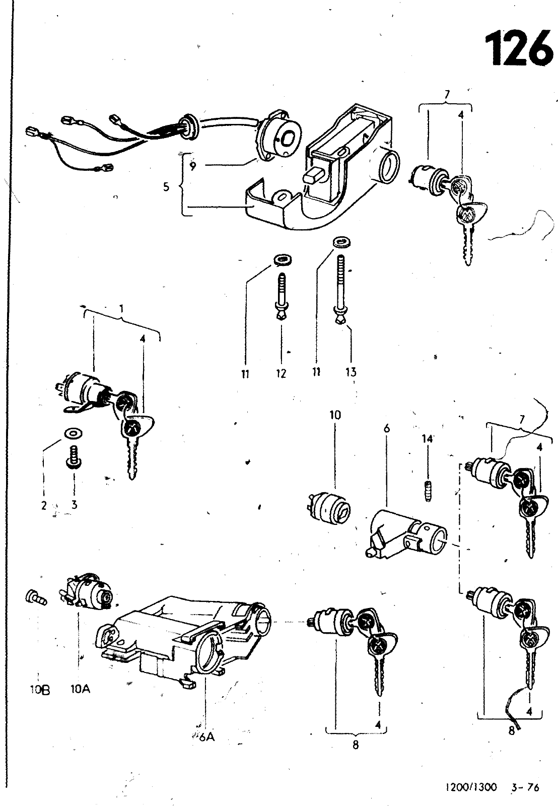 Vorschau VW 1200 1300 F-118 2050 000 Seite 1169