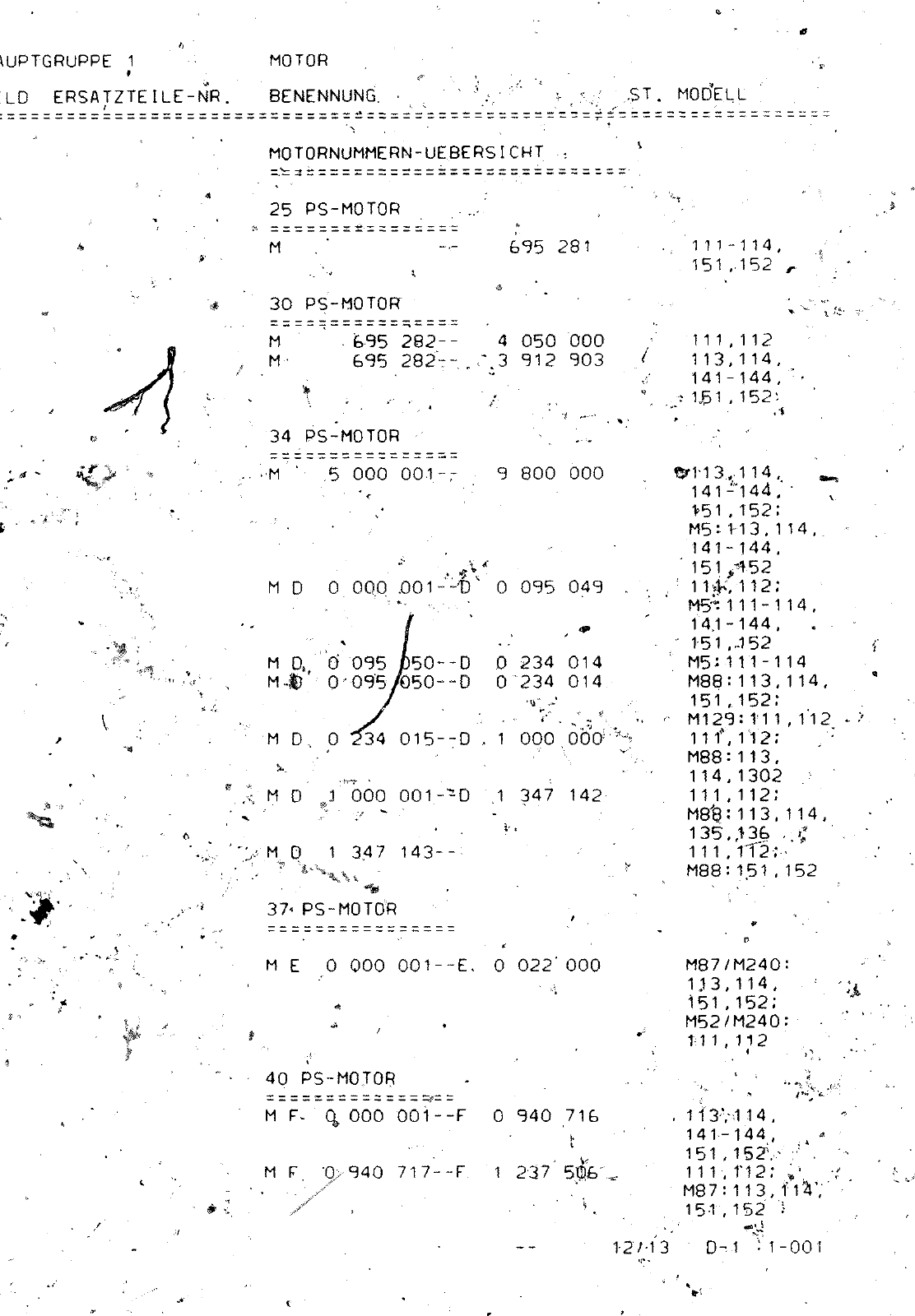 Vorschau VW 1200 1300 F-118 2050 000 Seite 74