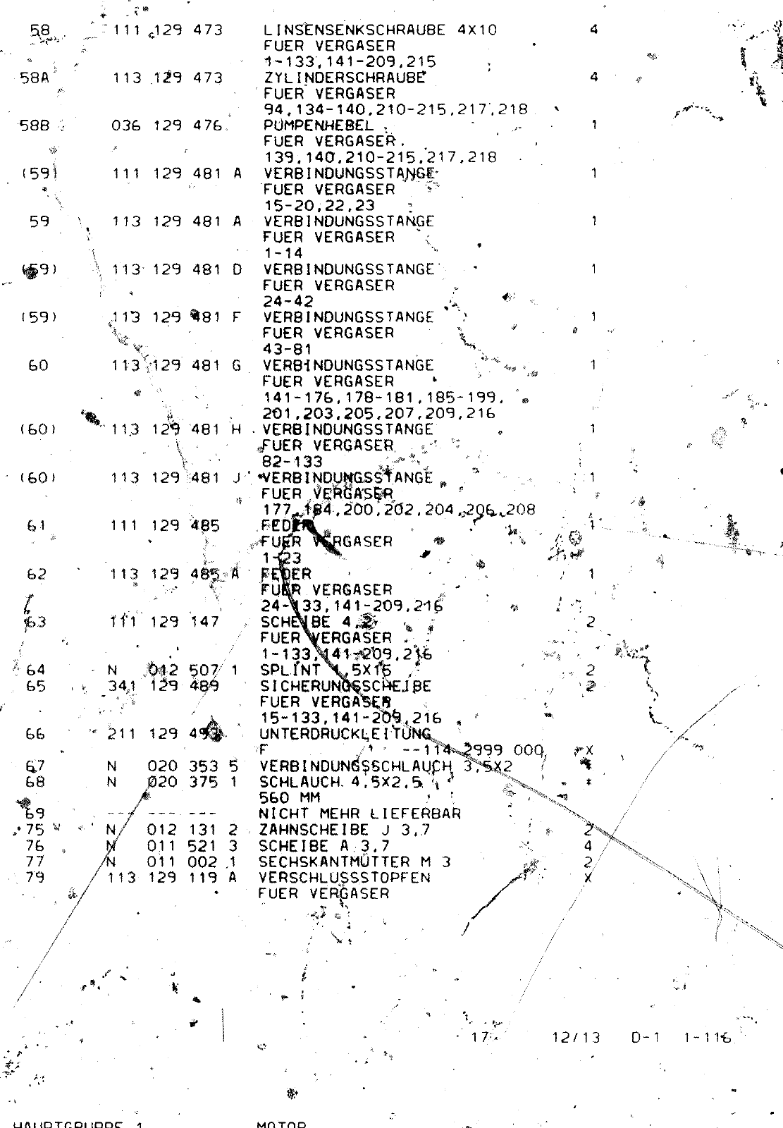 Vorschau VW 1200 1300 F-118 2050 000 Seite 348