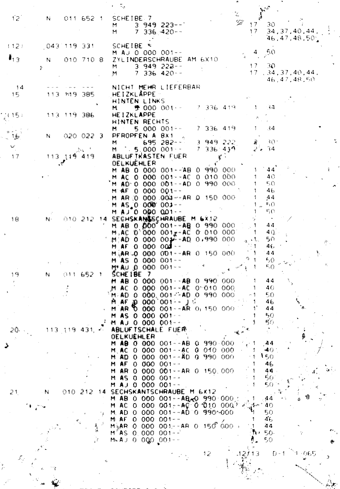 Vorschau VW 1200 1300 F-118 2050 000 Seite 248