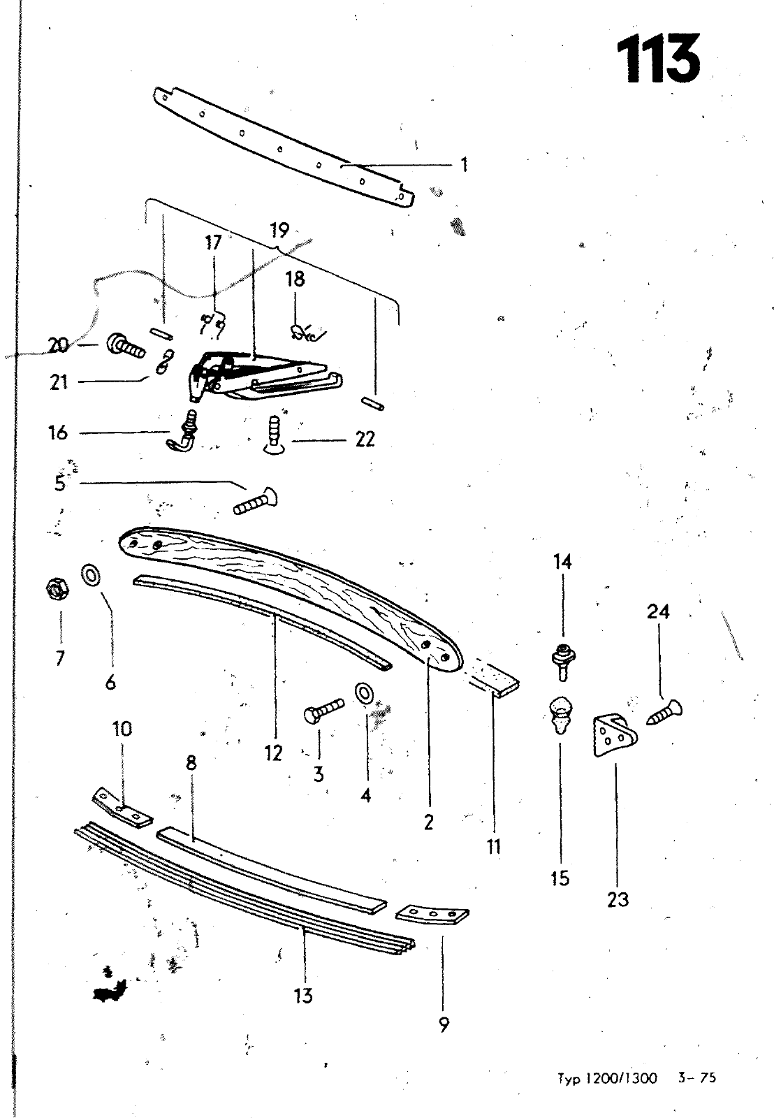 Vorschau VW 1200 1300 F-118 2050 000 Seite 1043