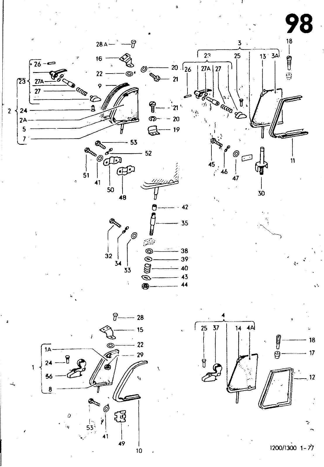 Vorschau VW 1200 1300 F-118 2050 000 Seite 929