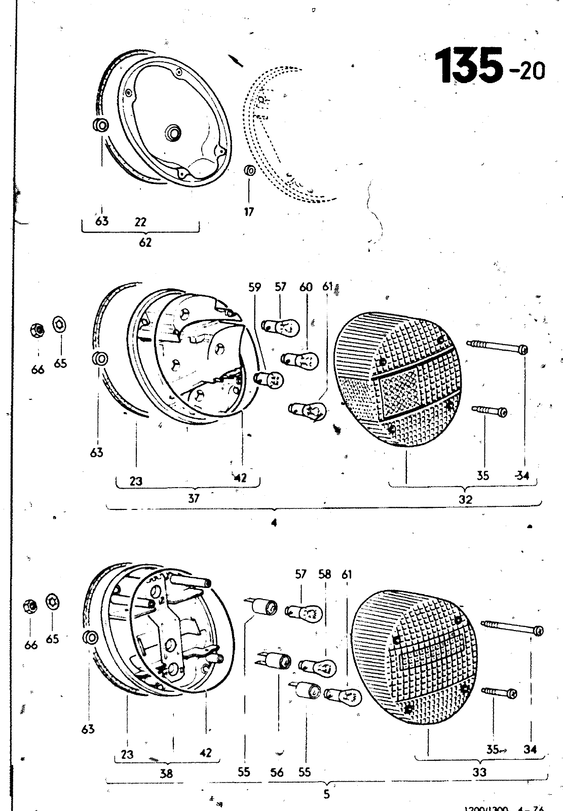 Vorschau VW 1200 1300 F-118 2050 000 Seite 1247