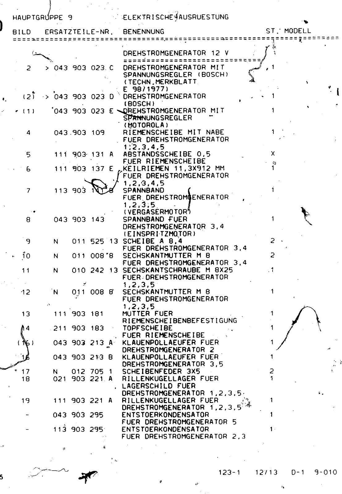 Vorschau VW 1200 1300 F-118 2050 000 Seite 1140