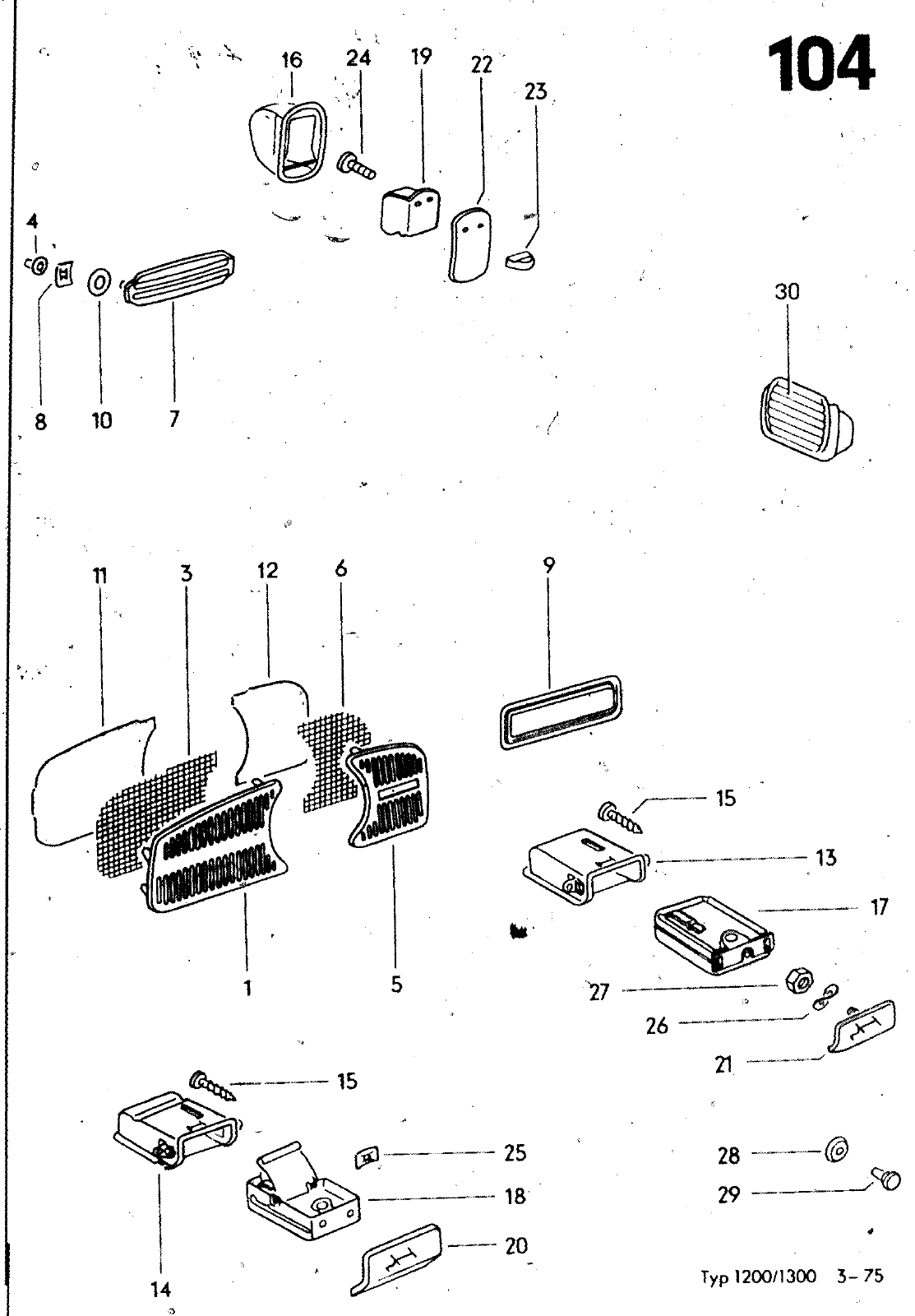 Vorschau VW 1200 1300 F-118 2050 000 Seite 979