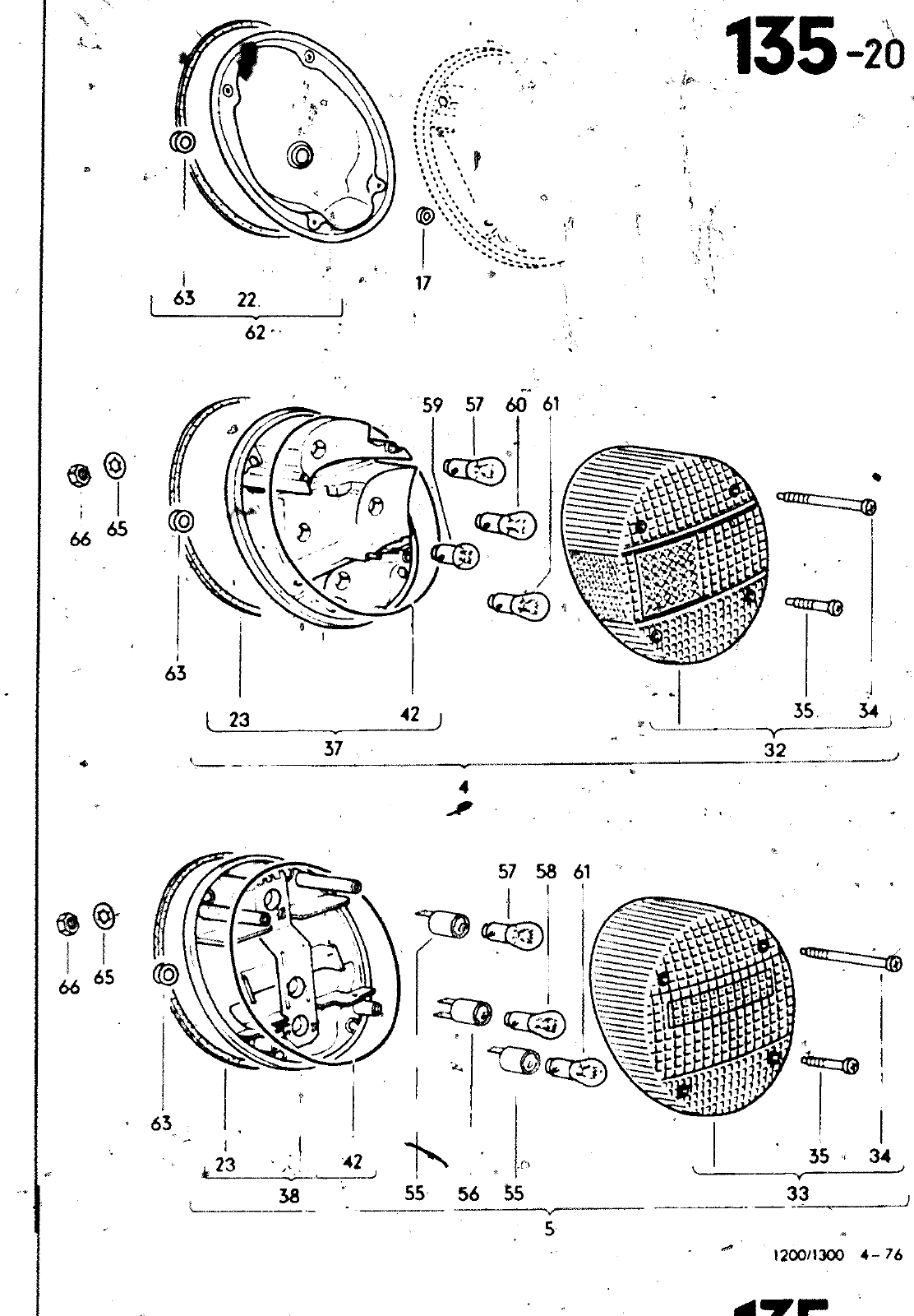 Vorschau VW 1200 1300 F-118 2050 000 Seite 1239