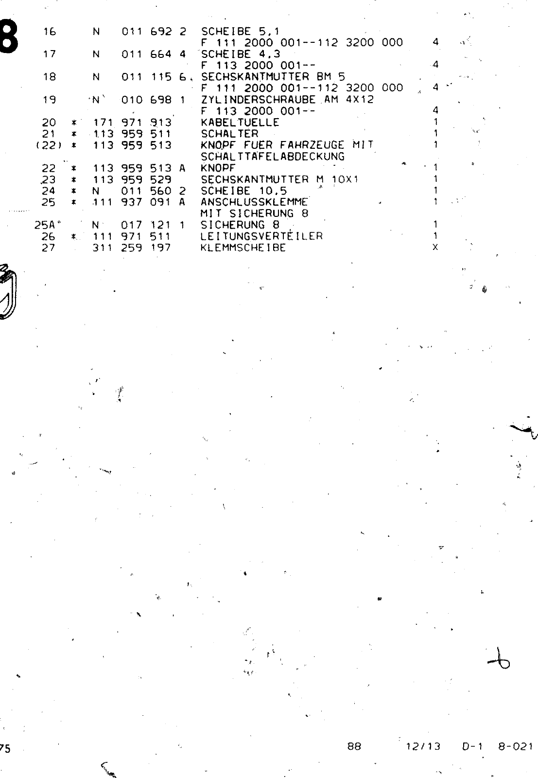 Vorschau VW 1200 1300 F-118 2050 000 Seite 866