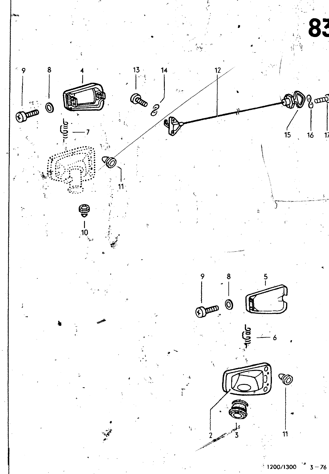 Vorschau VW 1200 1300 F-118 2050 000 Seite 843