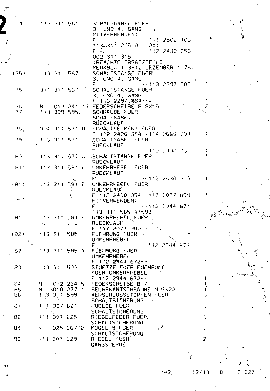 Vorschau VW 1200 1300 F-118 2050 000 Seite 594