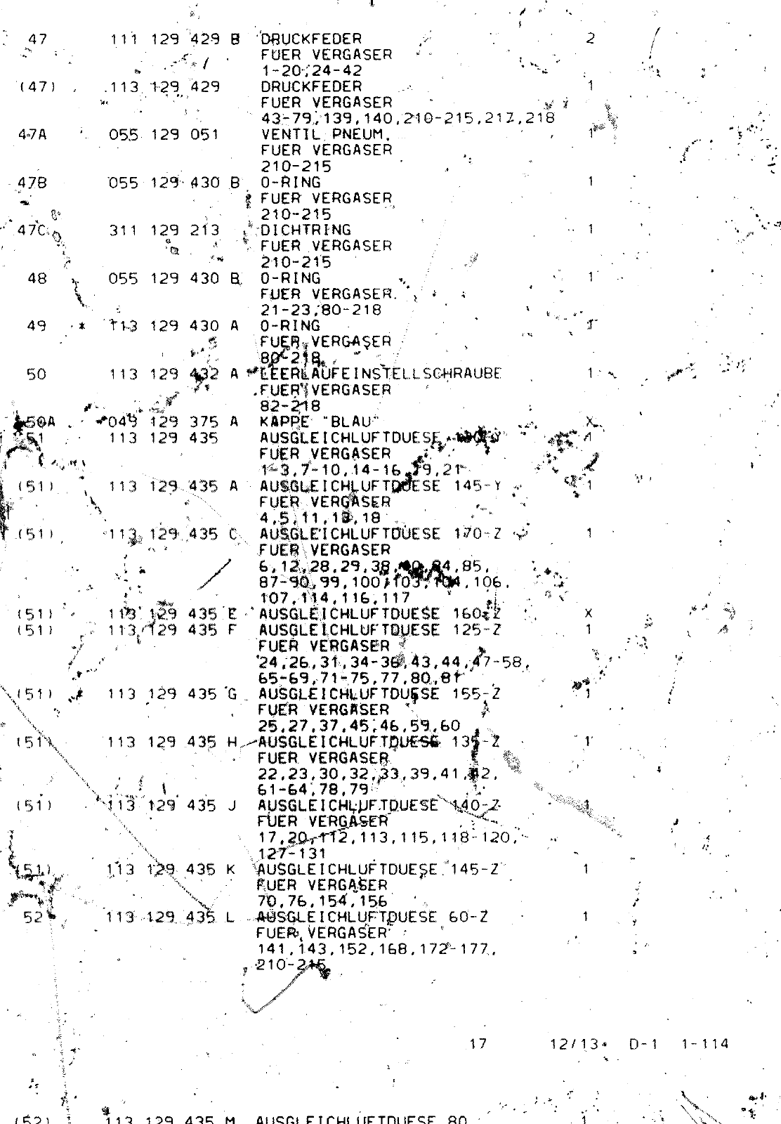 Vorschau VW 1200 1300 F-118 2050 000 Seite 344