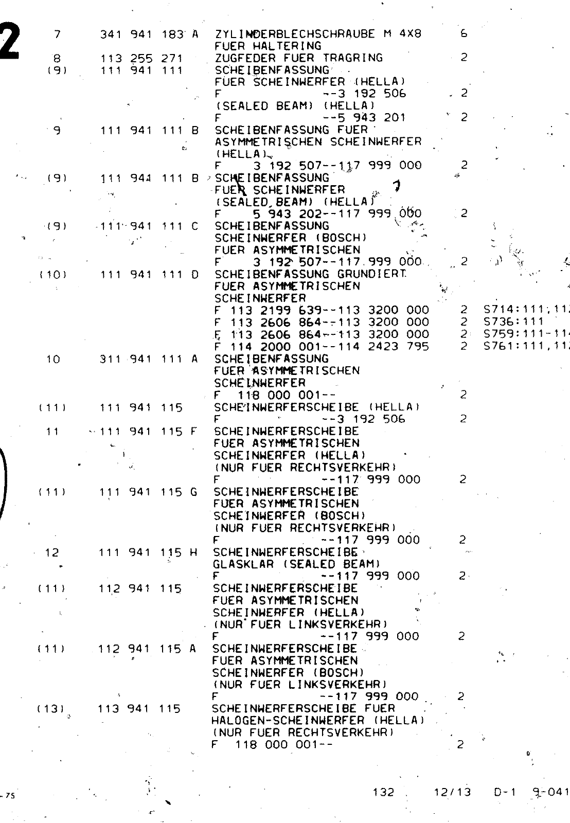 Vorschau VW 1200 1300 F-118 2050 000 Seite 1202
