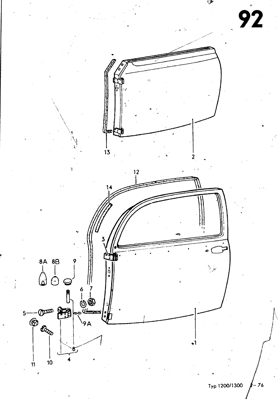 Vorschau VW 1200 1300 F-118 2050 000 Seite 895