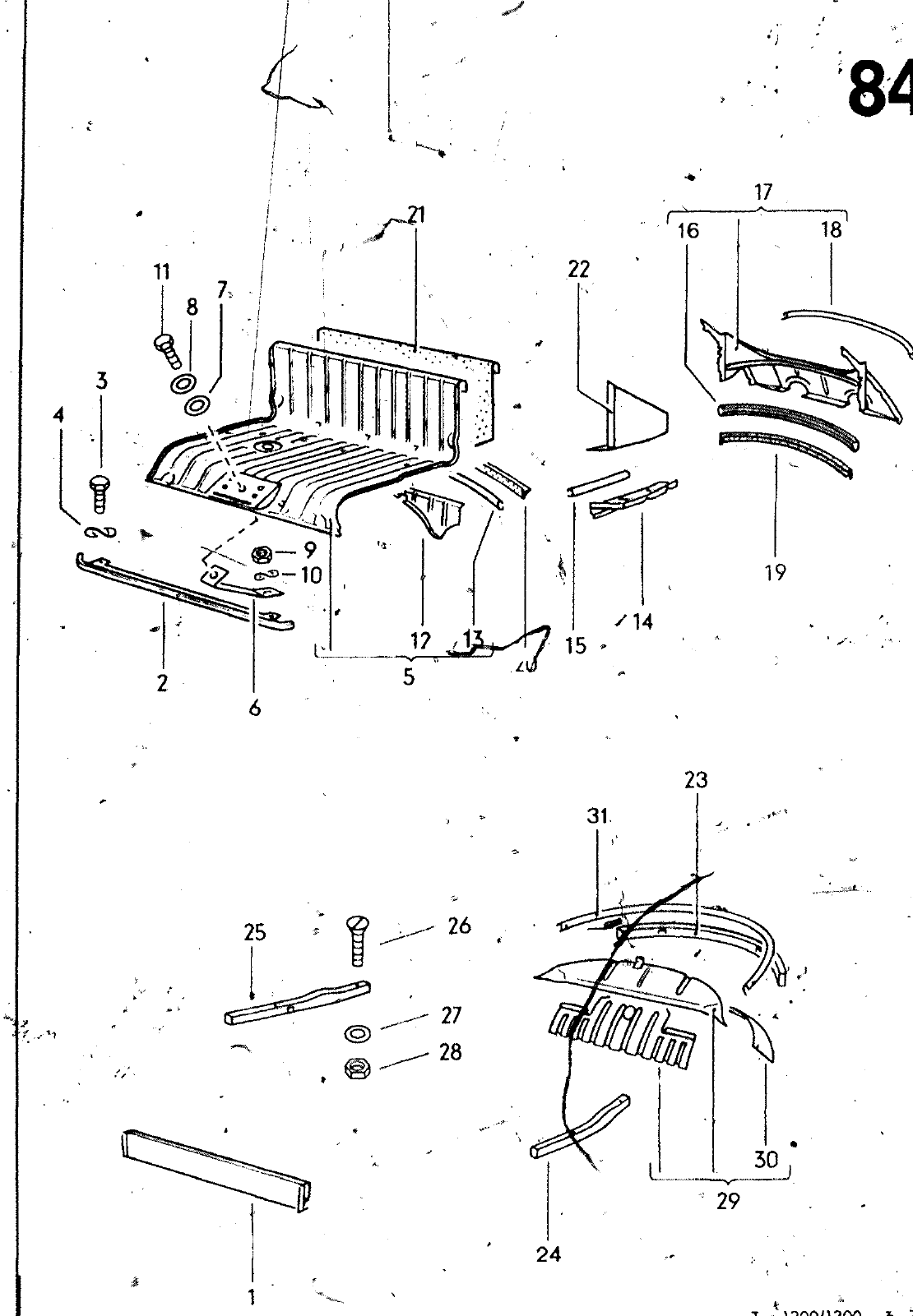 Vorschau VW 1200 1300 F-118 2050 000 Seite 847