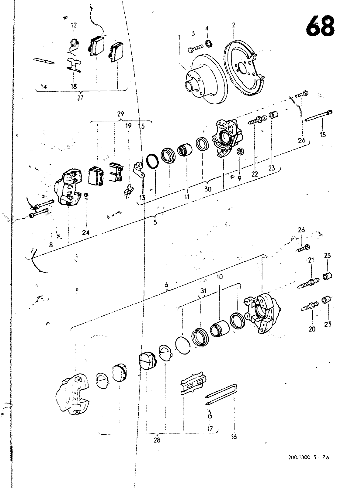 Vorschau VW 1200 1300 F-118 2050 000 Seite 753