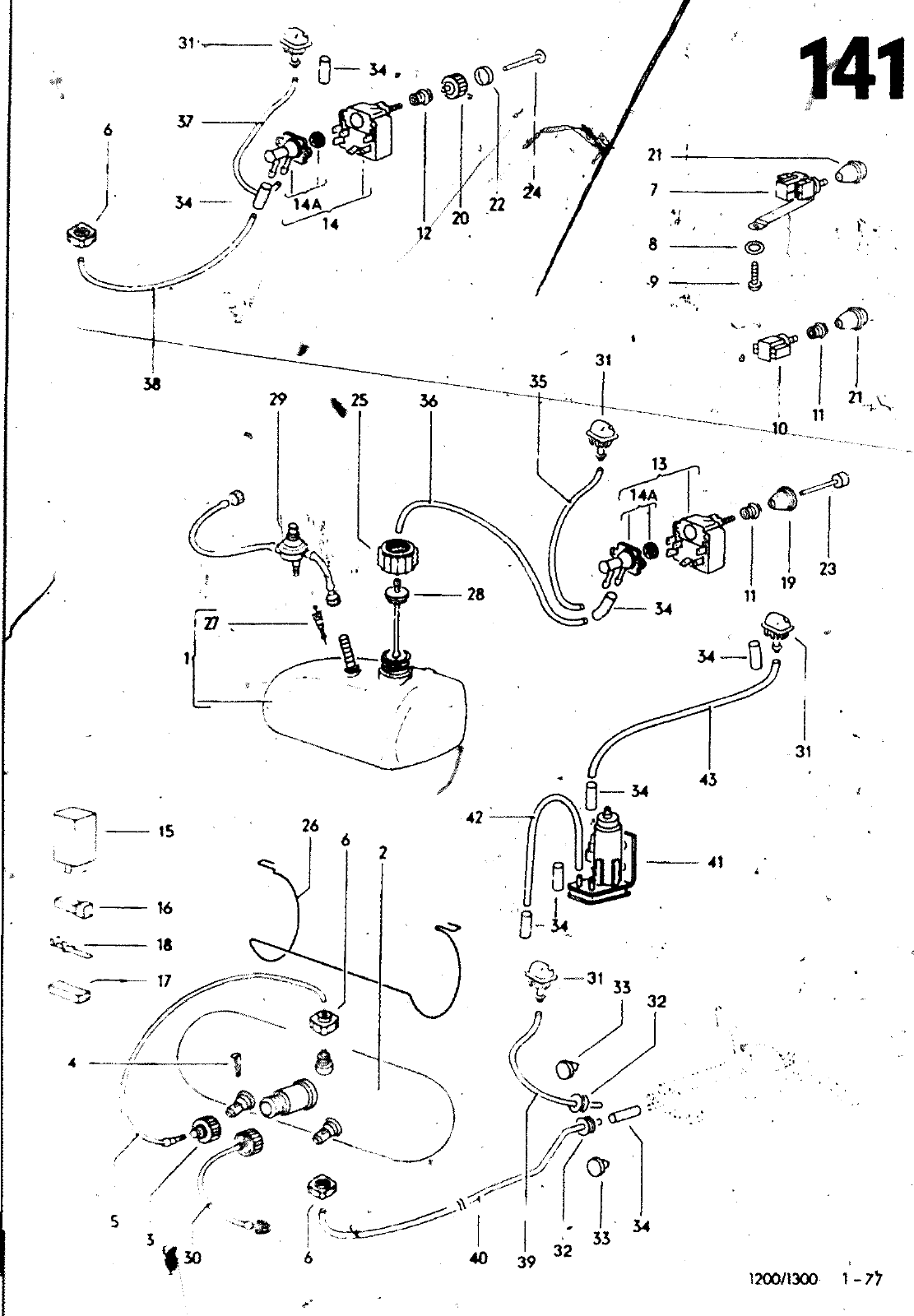 Vorschau VW 1200 1300 F-118 2050 000 Seite 1295