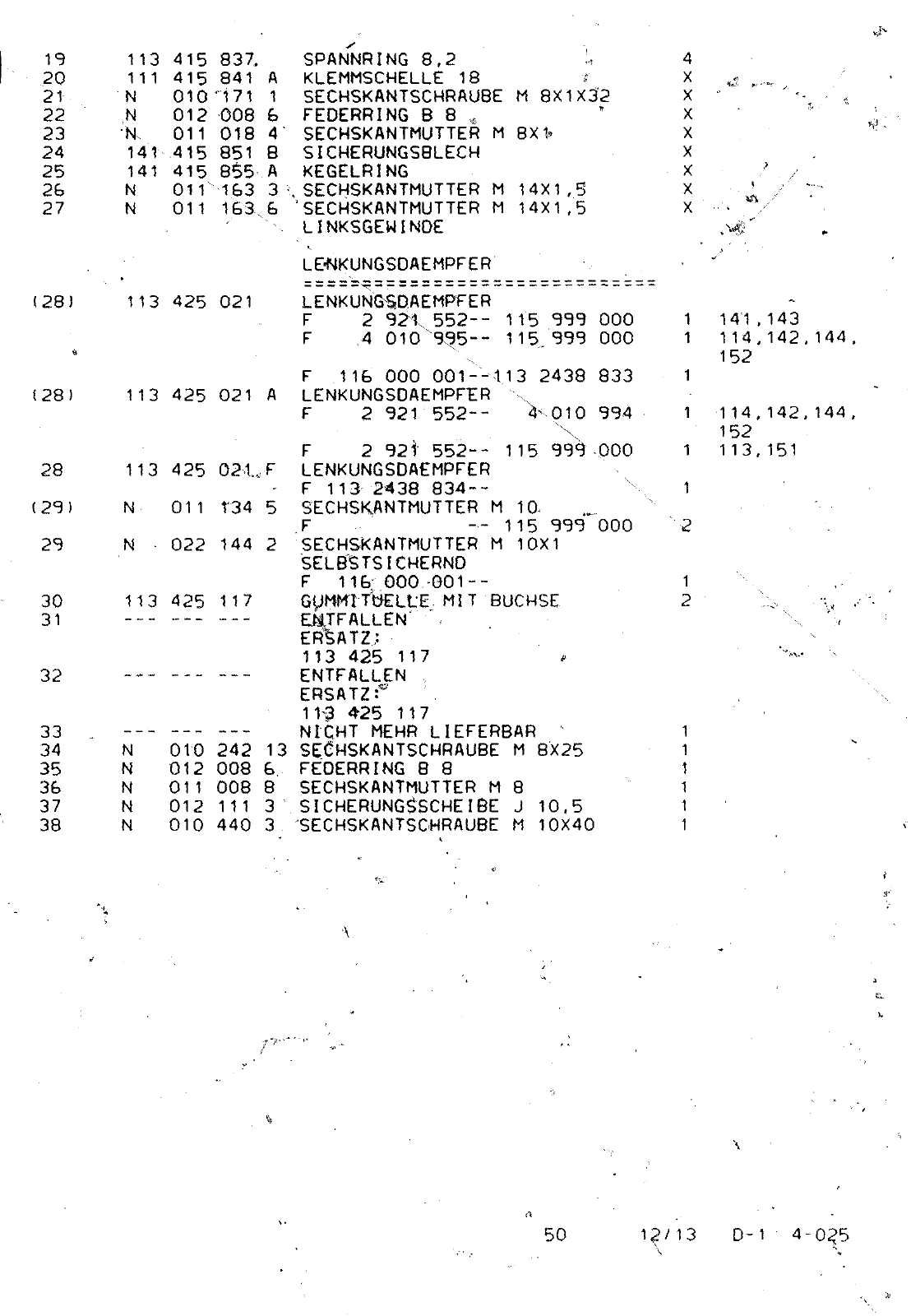 Vorschau VW 1200 1300 F-118 2050 000 Seite 656