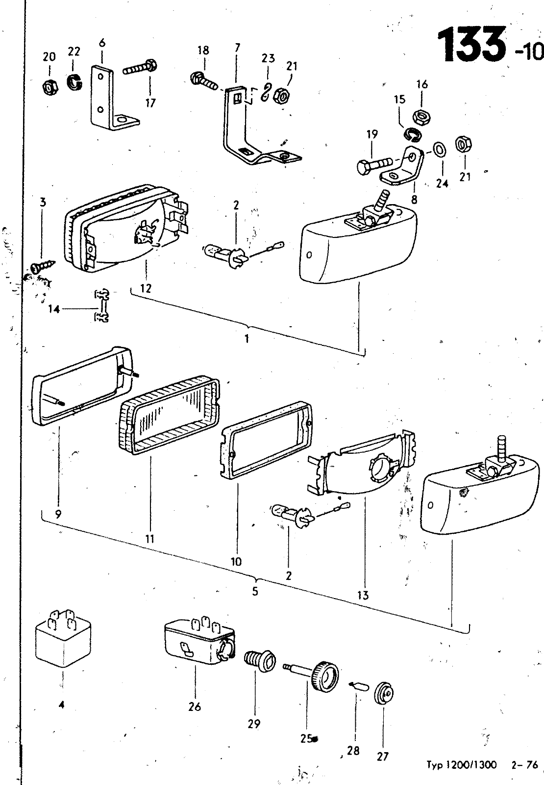 Vorschau VW 1200 1300 F-118 2050 000 Seite 1229