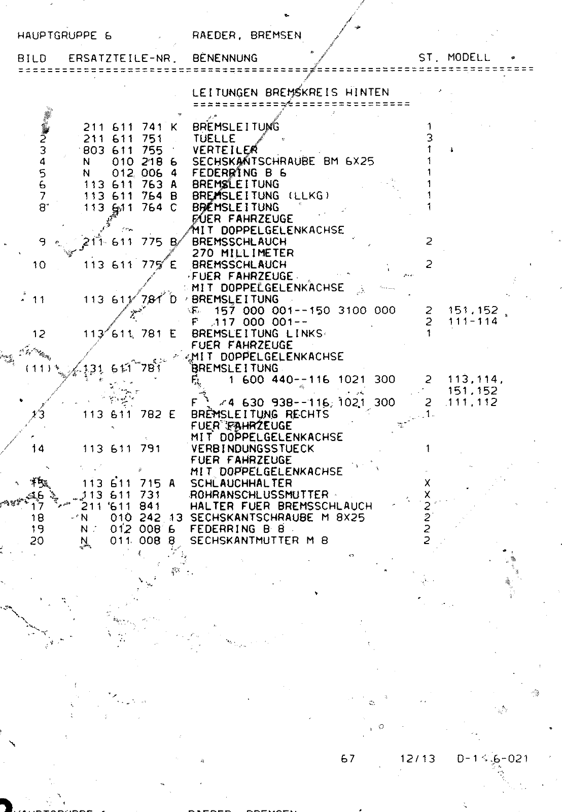 Vorschau VW 1200 1300 F-118 2050 000 Seite 750