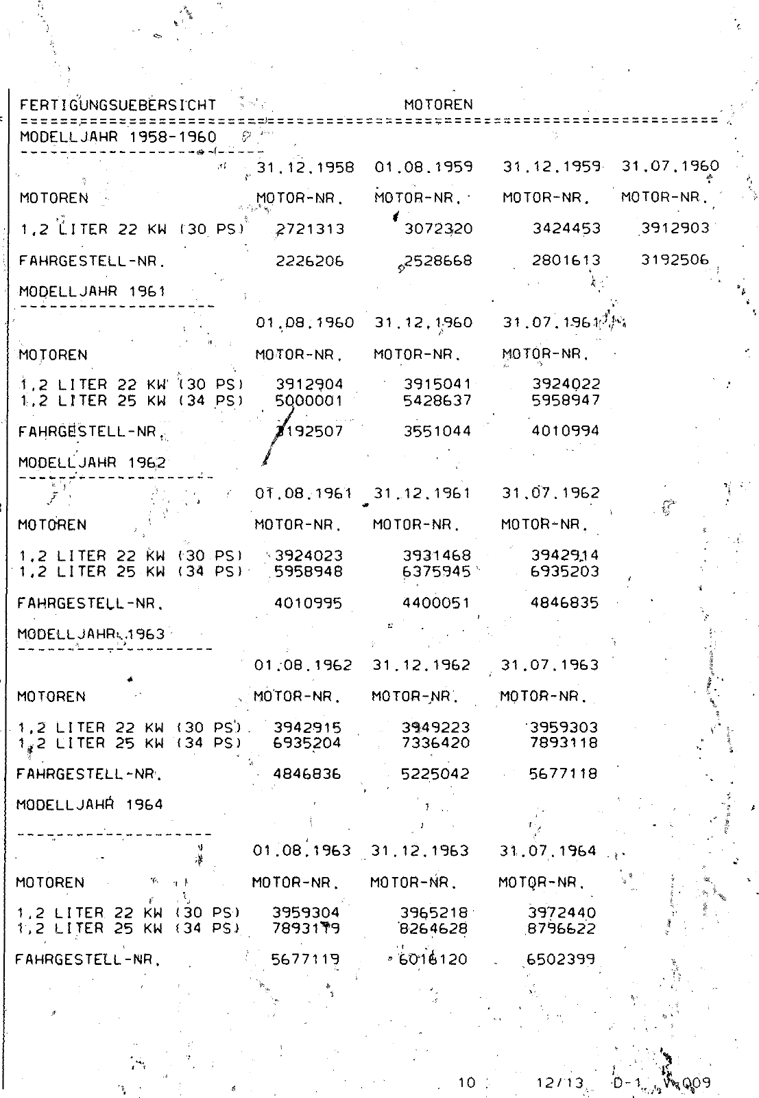 Vorschau VW 1200 1300 F-118 2050 000 Seite 14