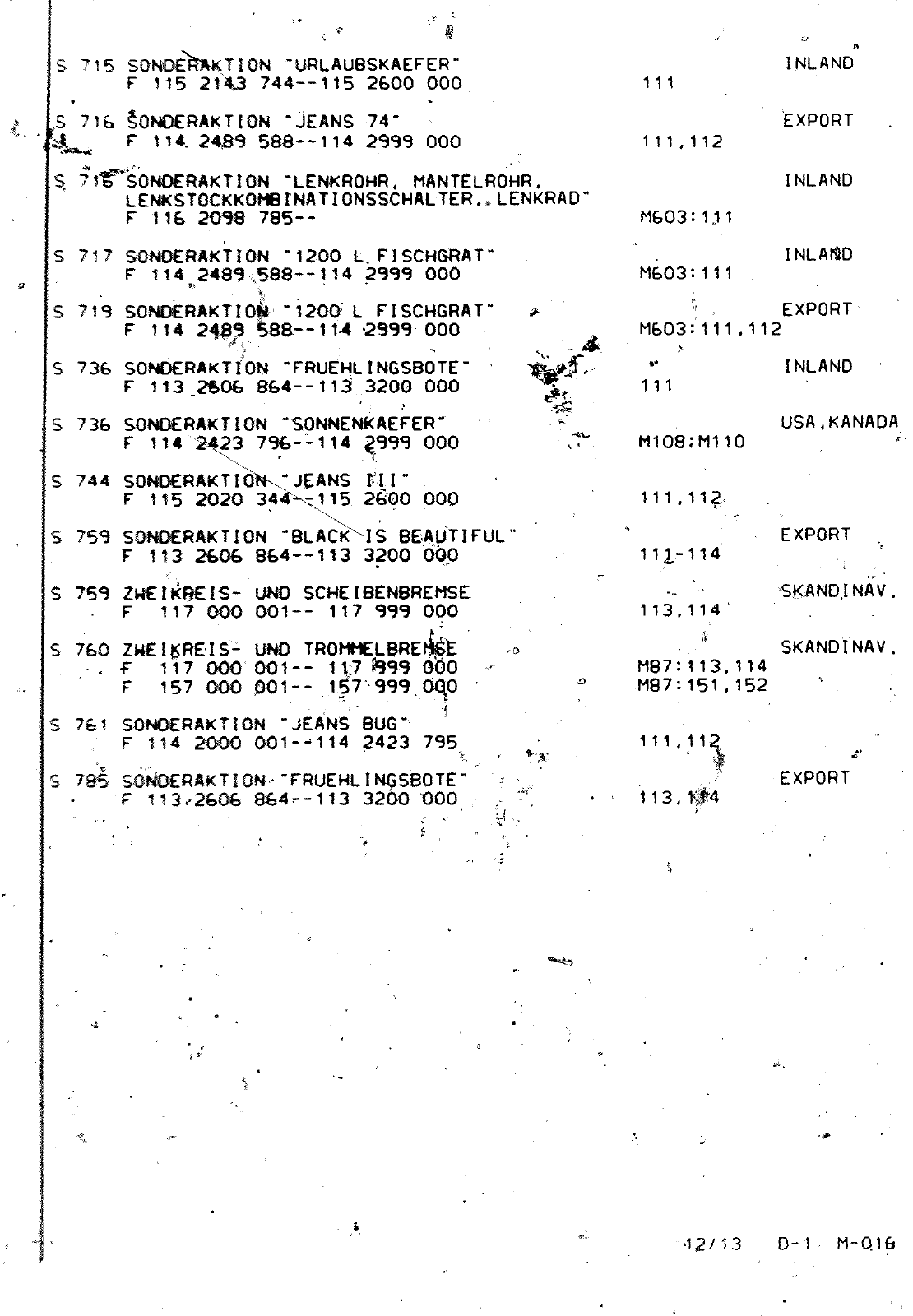 Vorschau VW 1200 1300 F-118 2050 000 Seite 33