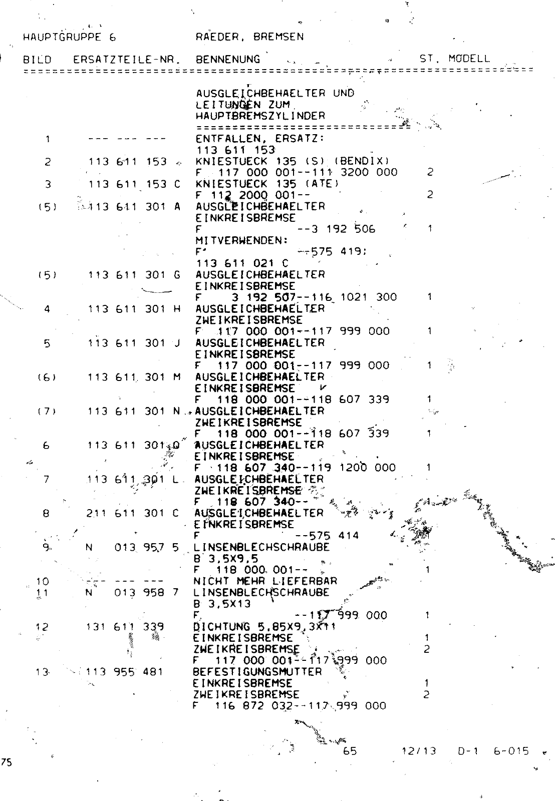 Vorschau VW 1200 1300 F-118 2050 000 Seite 738
