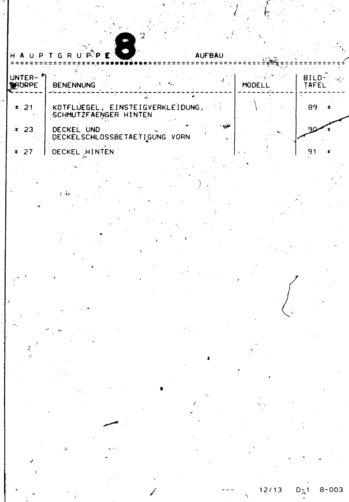 Vorschau VW 1200 1300 F-118 2050 000 Seite 79