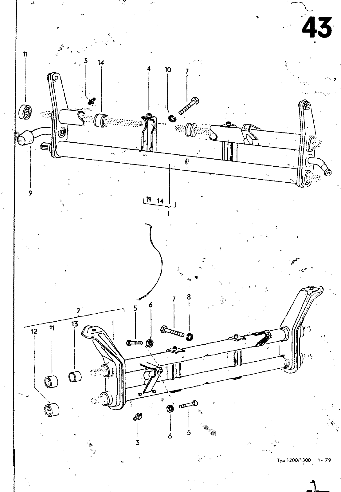 Vorschau VW 1200 1300 F-118 2050 000 Seite 609
