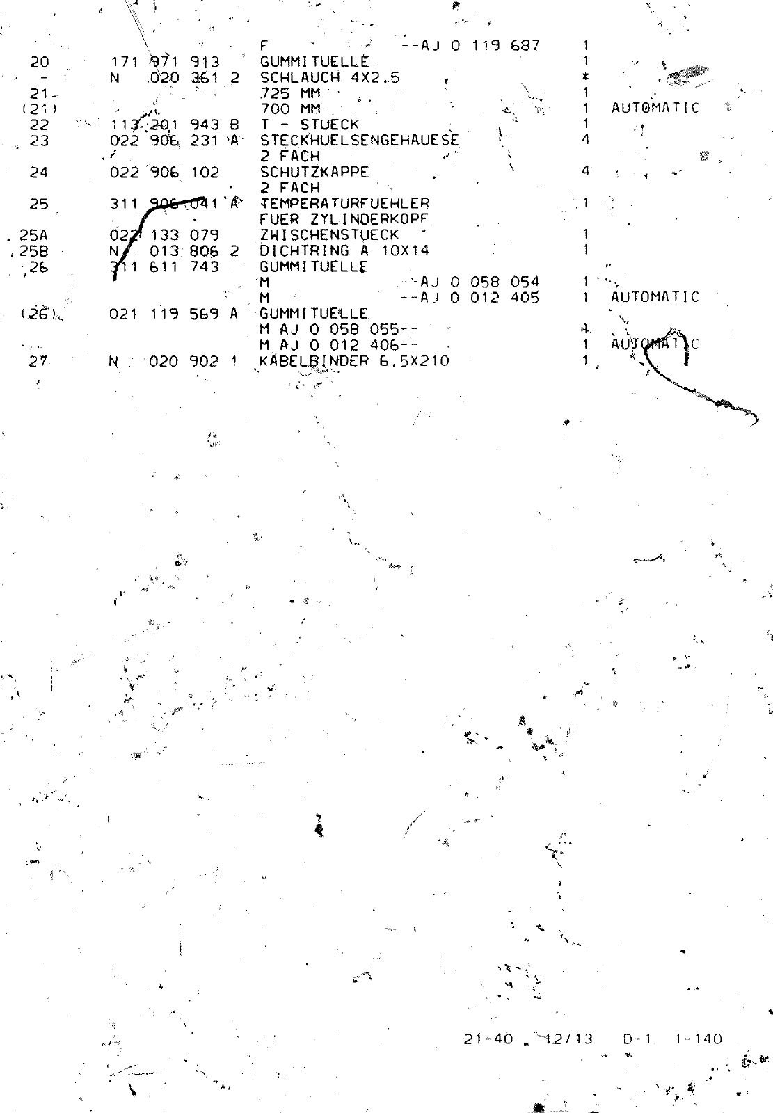 Vorschau VW 1200 1300 F-118 2050 000 Seite 396