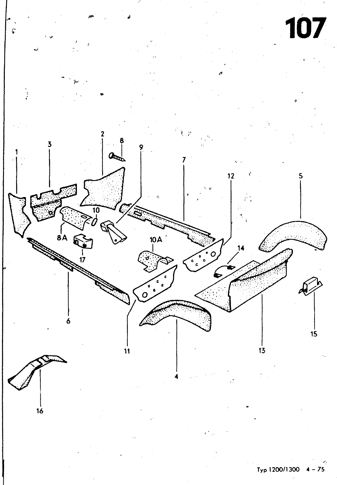 Vorschau VW 1200 1300 F-118 2050 000 Seite 1005