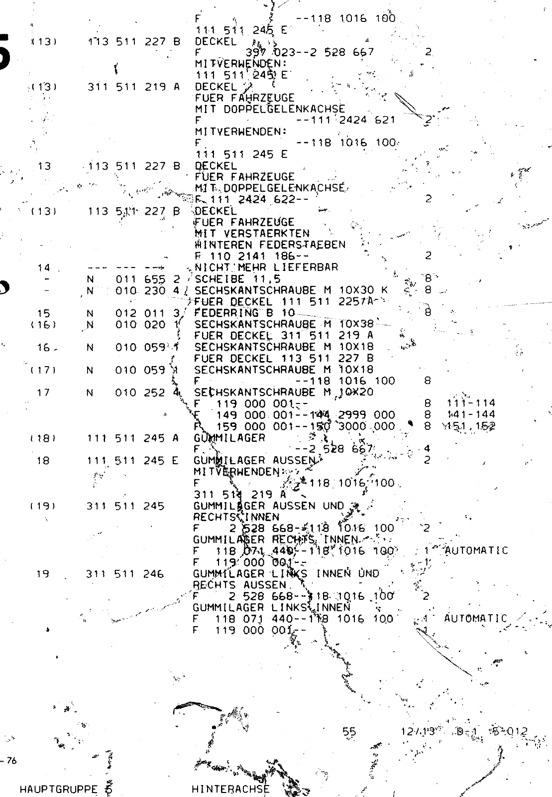 Vorschau VW 1200 1300 F-118 2050 000 Seite 684