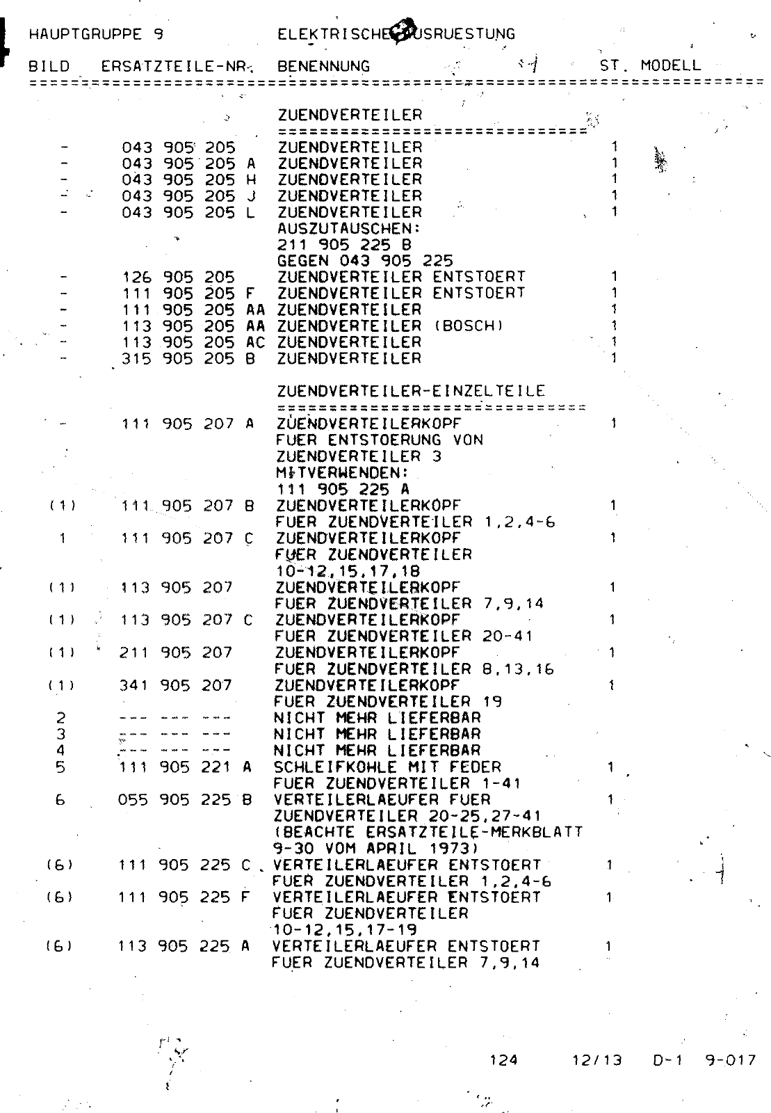 Vorschau VW 1200 1300 F-118 2050 000 Seite 1154