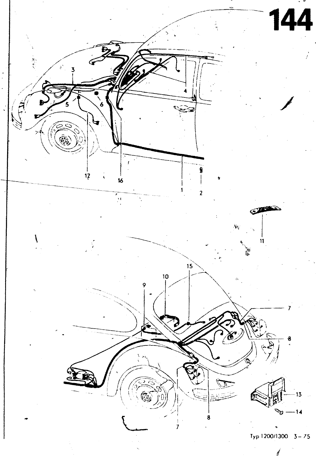 Vorschau VW 1200 1300 F-118 2050 000 Seite 1319