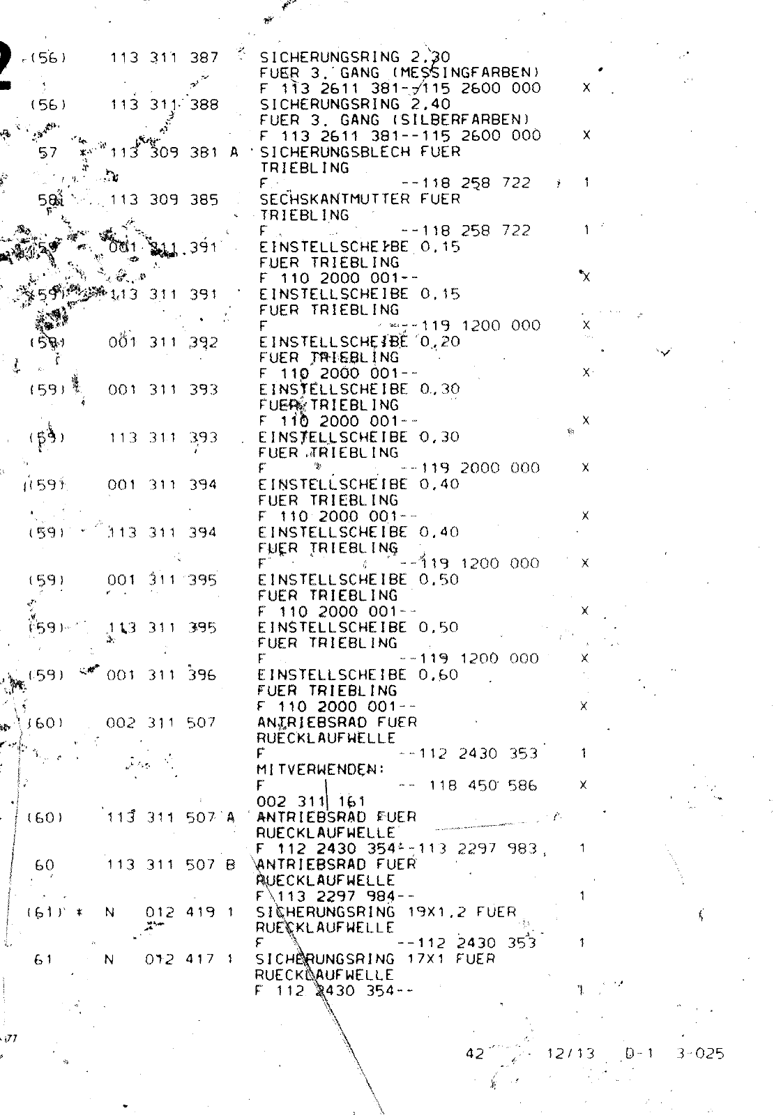 Vorschau VW 1200 1300 F-118 2050 000 Seite 590