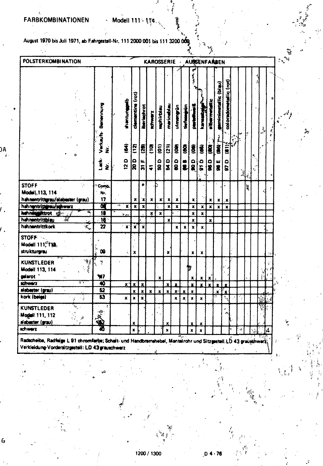 Vorschau VW 1200 1300 F-118 2050 000 Seite 34