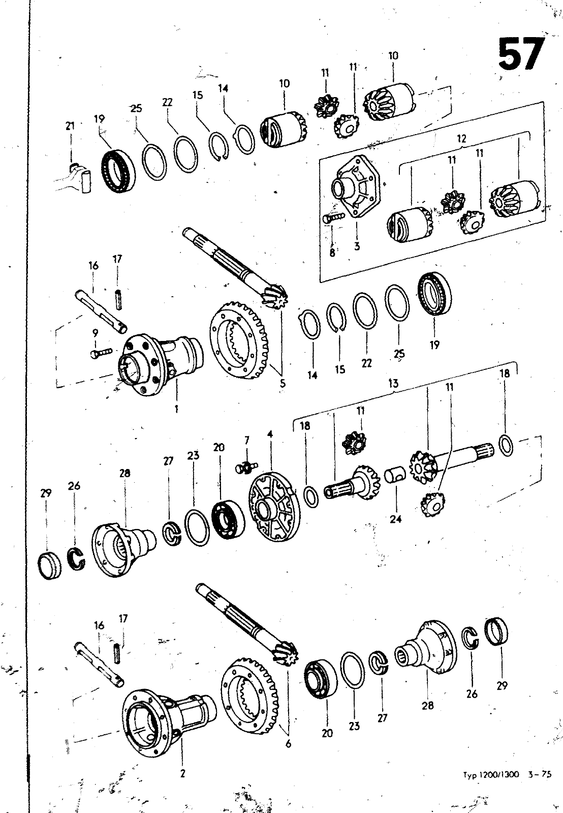 Vorschau VW 1200 1300 F-118 2050 000 Seite 693