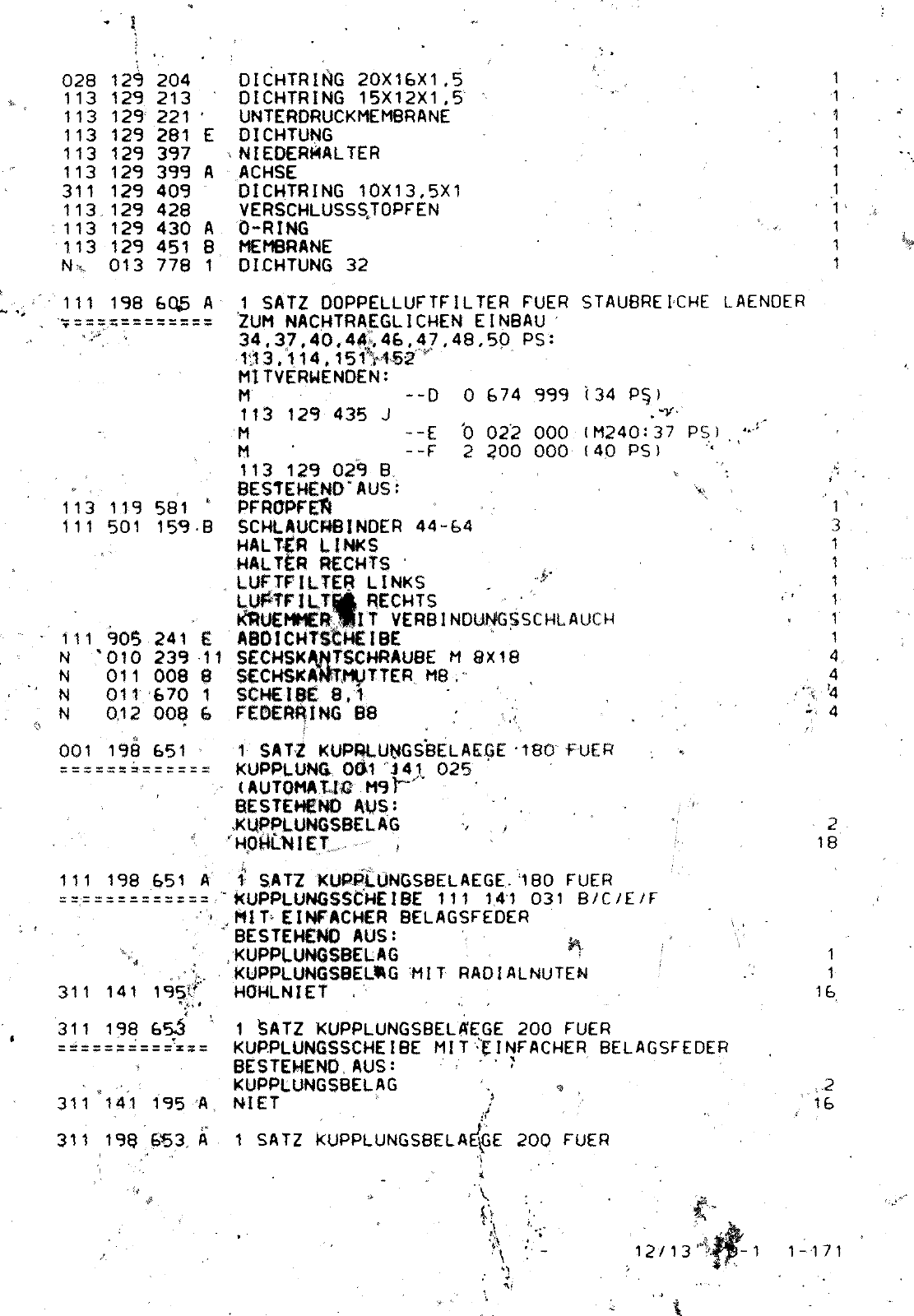 Vorschau VW 1200 1300 F-118 2050 000 Seite 458