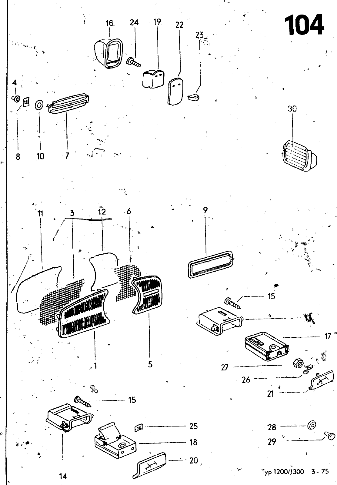 Vorschau VW 1200 1300 F-118 2050 000 Seite 975