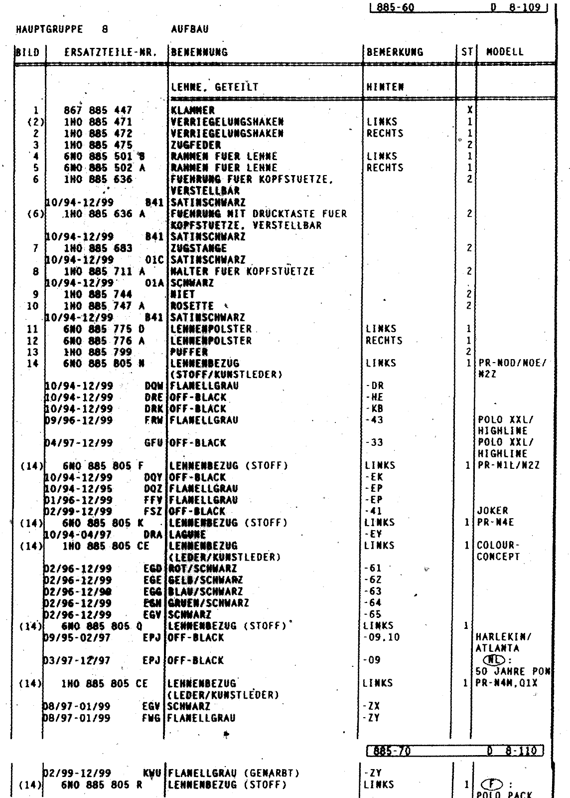 Vorschau Polo Mod 95-99 Seite 706