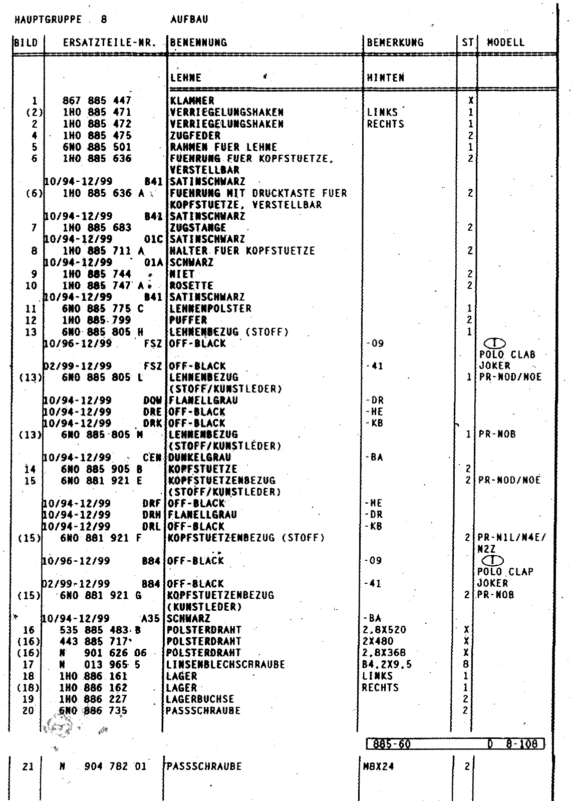 Vorschau Polo Mod 95-99 Seite 702