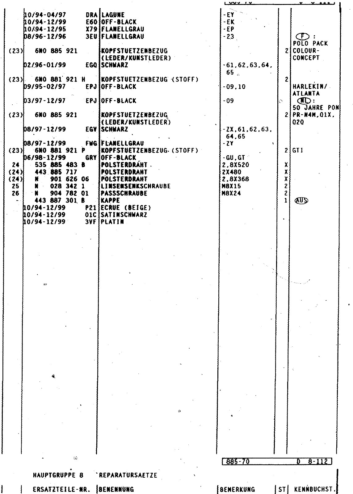 Vorschau Polo Mod 95-99 Seite 710