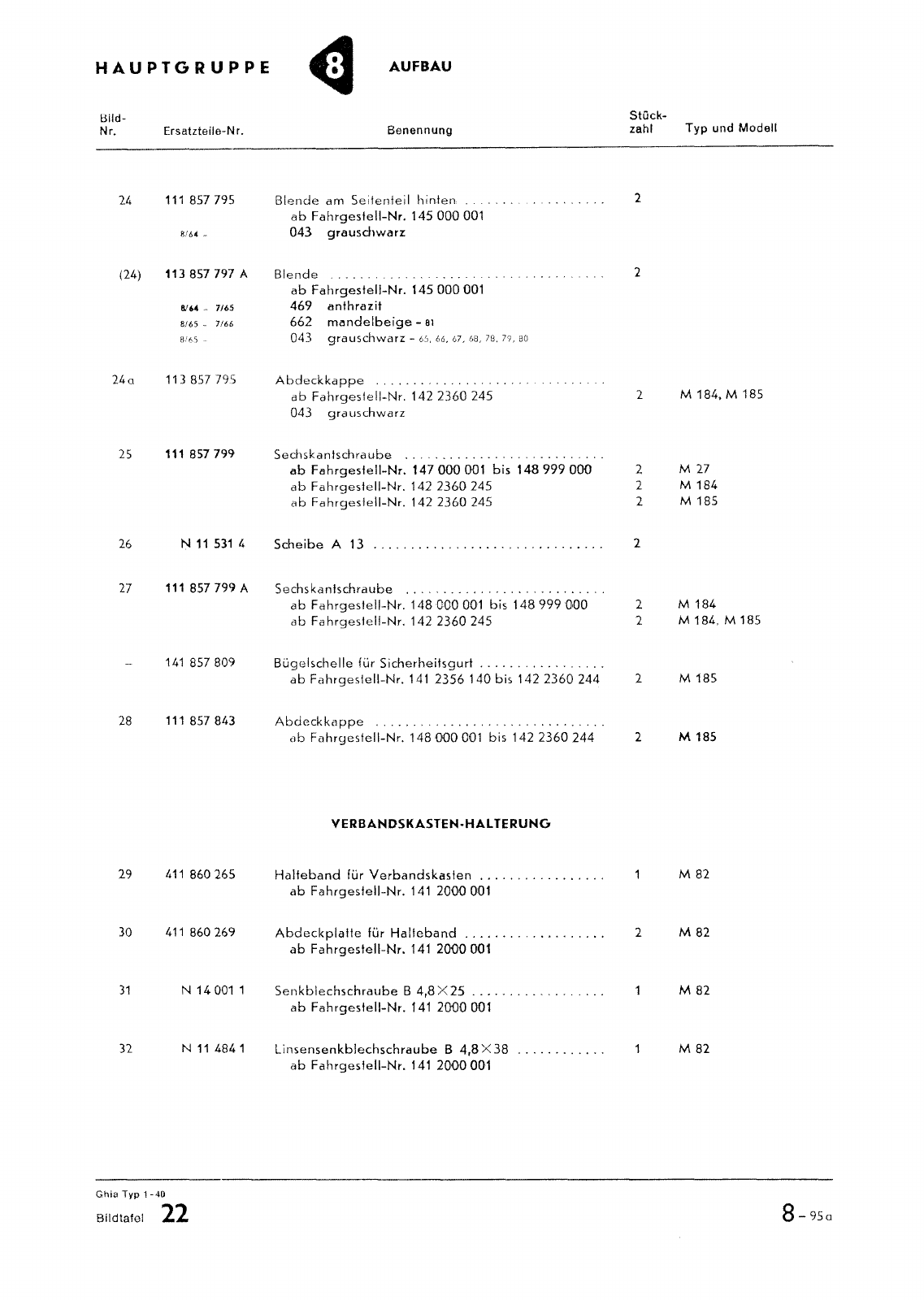 Vorschau Typ 14 (Karmann Ghia) Seite 168