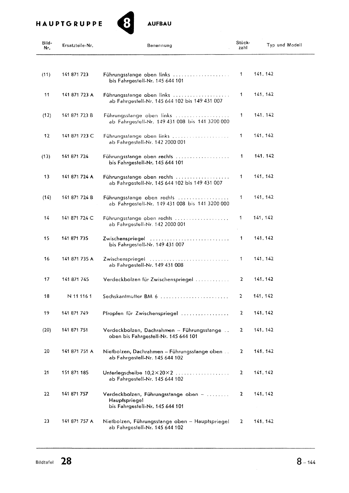 Vorschau Typ 14 (Karmann Ghia) Seite 215
